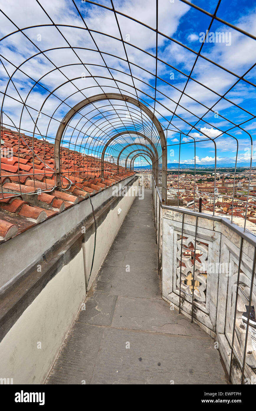 Cattedrale di Santa Maria del Fiore ist die Hauptkirche von Florenz, Italien Stockfoto