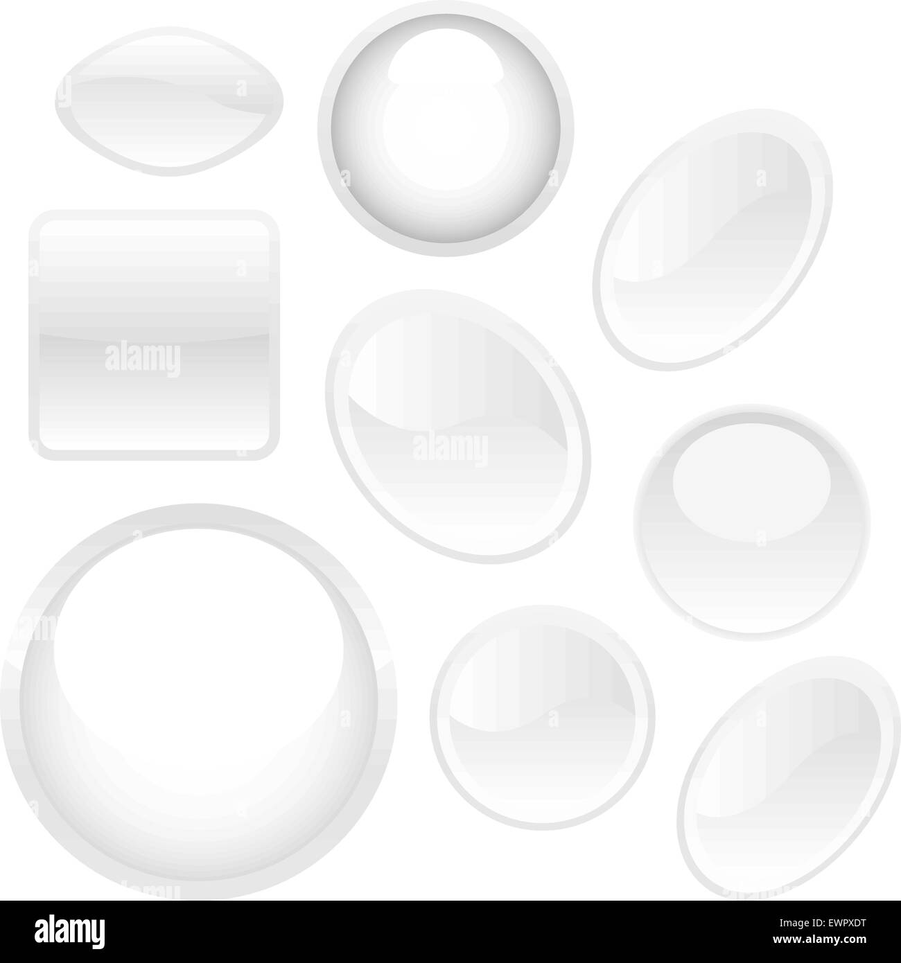 Icon-Sammlung. Verwendbar für Webdesign. Stock Vektor