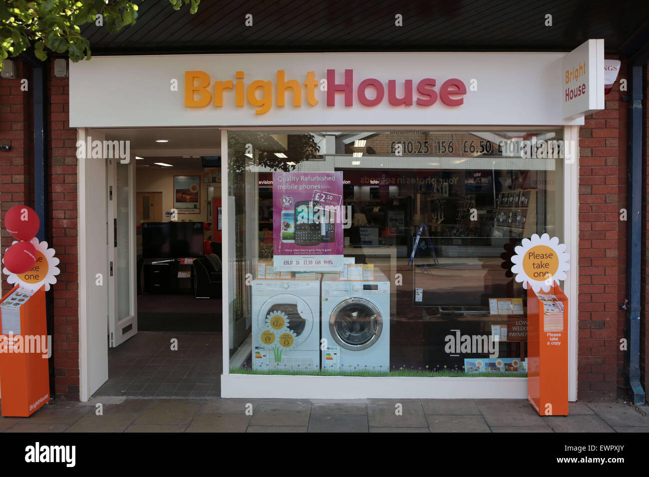 Brighthouse Ladenfront Stockfoto