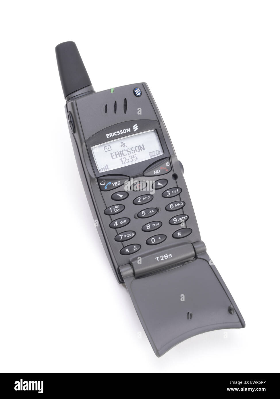 Ericsson T28s Handy-Display hergestellt 1999 Stockfoto