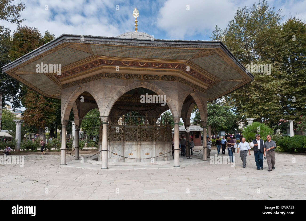 Hagia Sophia Waschung Brunnen Stockfoto