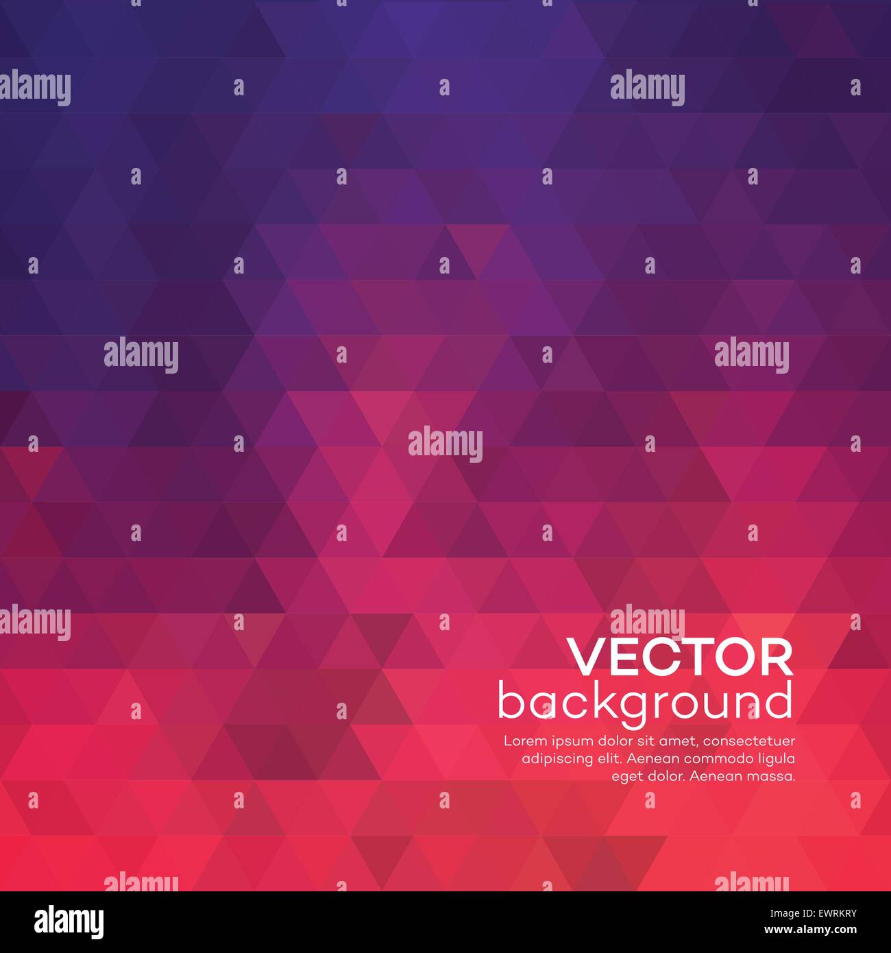 Abstrakt rot Dreieck Hintergrund. Vektor-illustration Stock Vektor