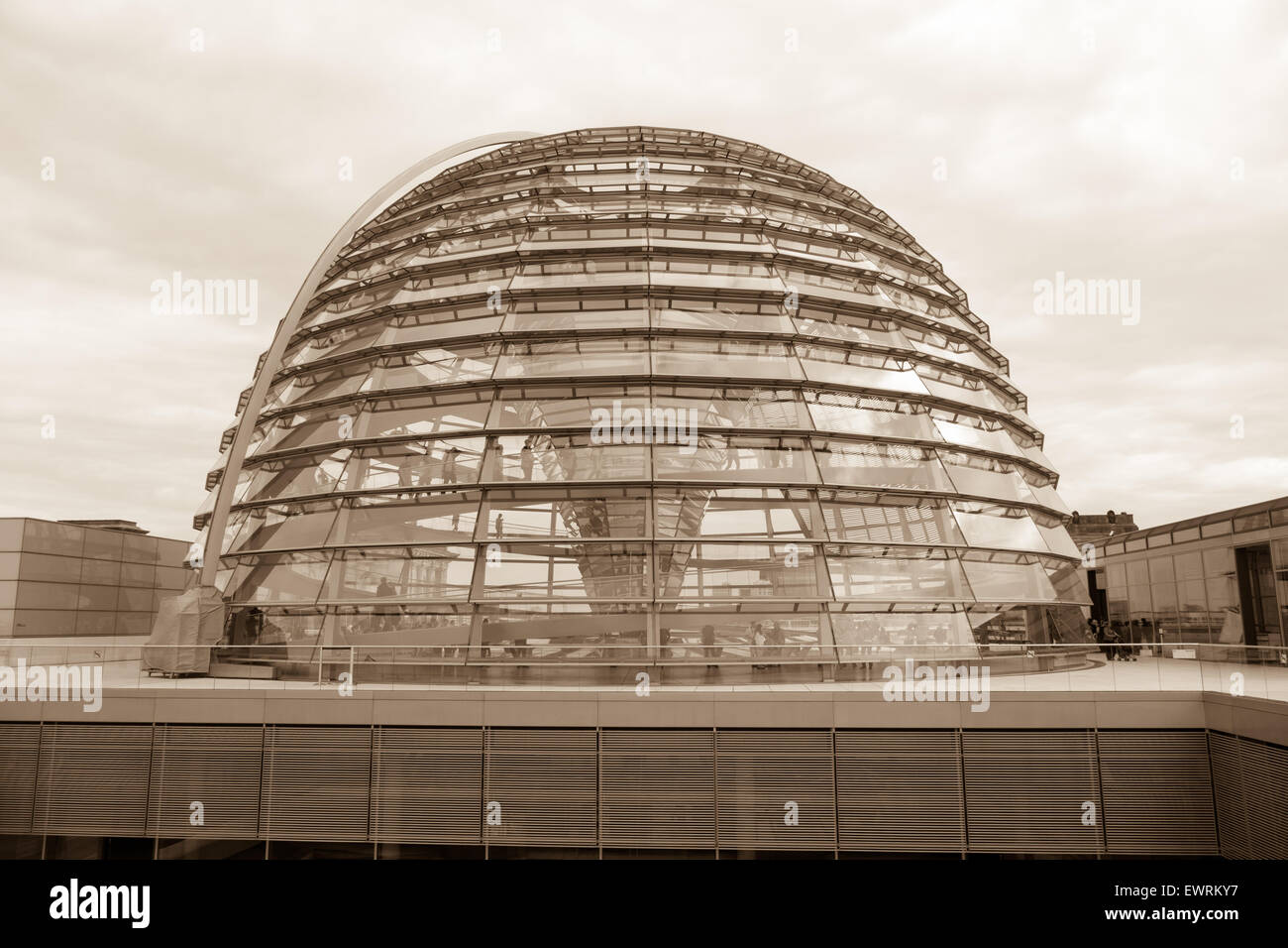 Reichstagsgebäude Berlin Deutschland Stockfoto