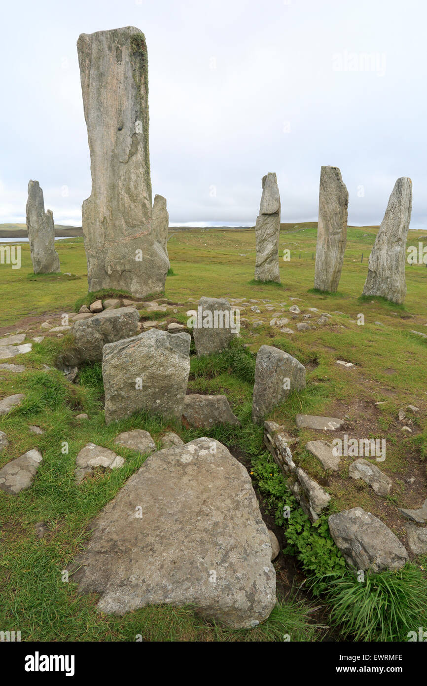 Callanish Standing Stones Lewis äußeren Hebriden Stockfoto