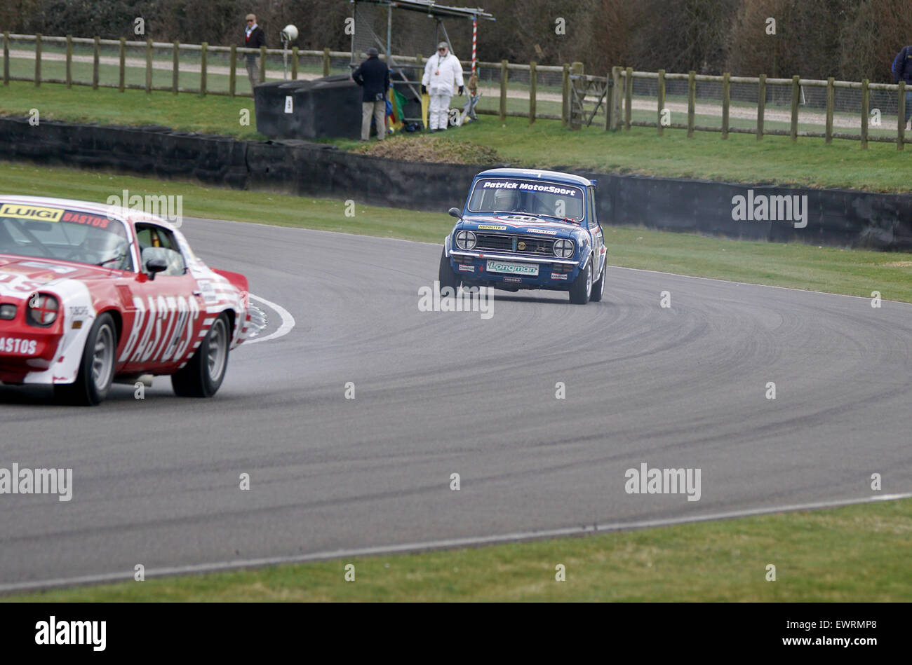 Die 1979 Mini Clubman 1275GT Nick Swift auf dem Goodwood-Mitglieder treffen Stockfoto