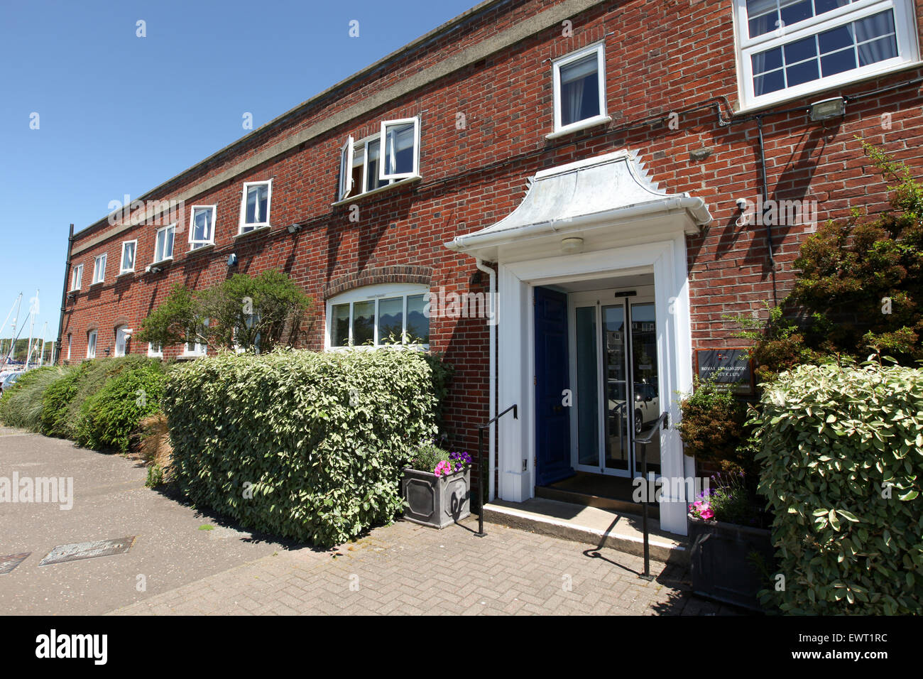 Royal Lymington Yachtclub, Bath Road Lymington Stockfoto