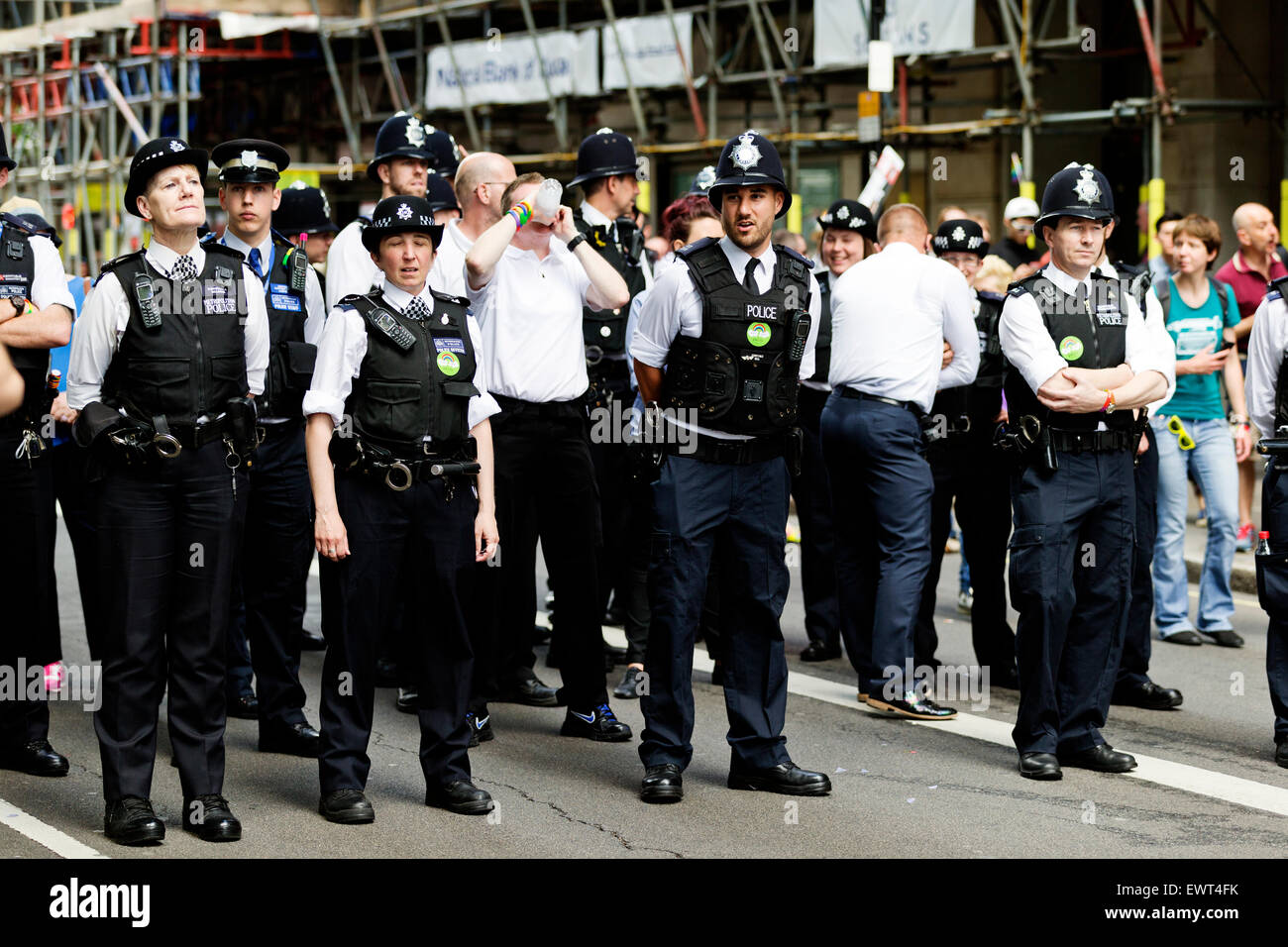 Pride in London Parade, 2015, Baker Street, Marylebone, London; England; UK Stockfoto