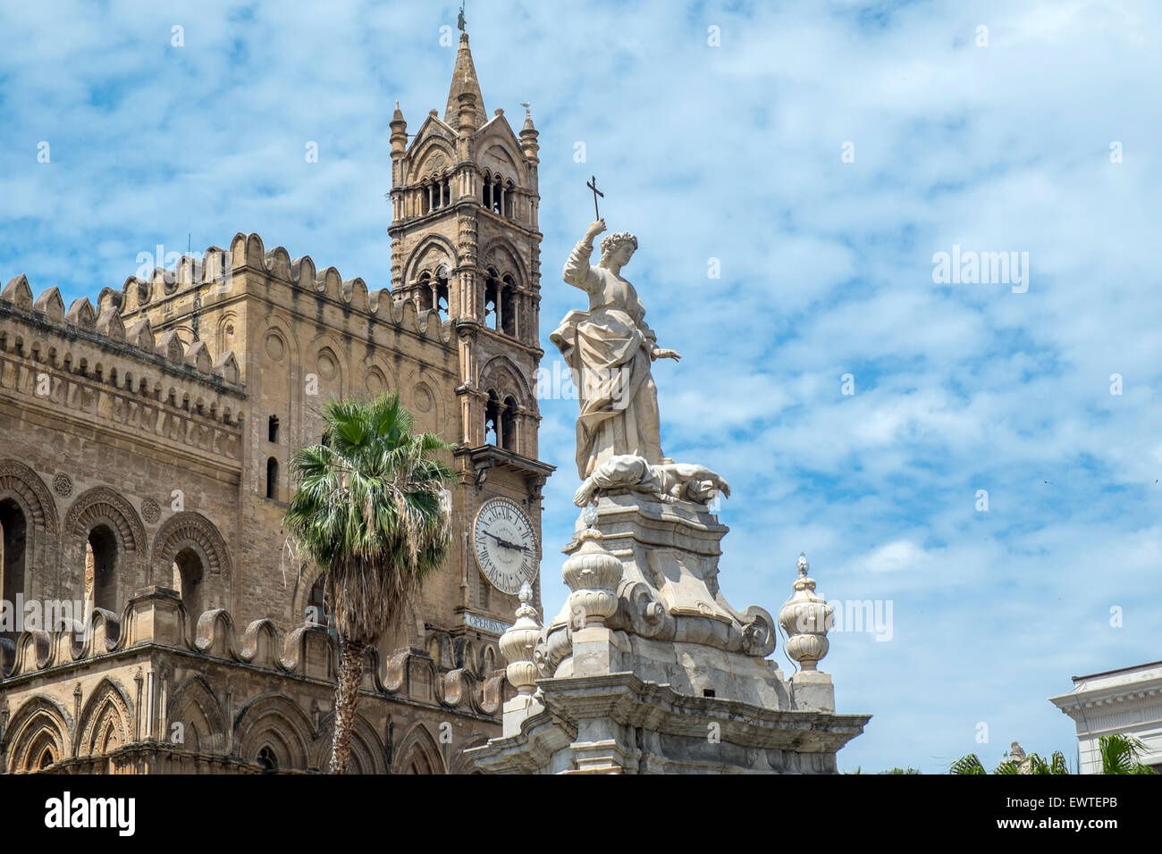 Der Dom in Palermo, Sizilien. Stockfoto