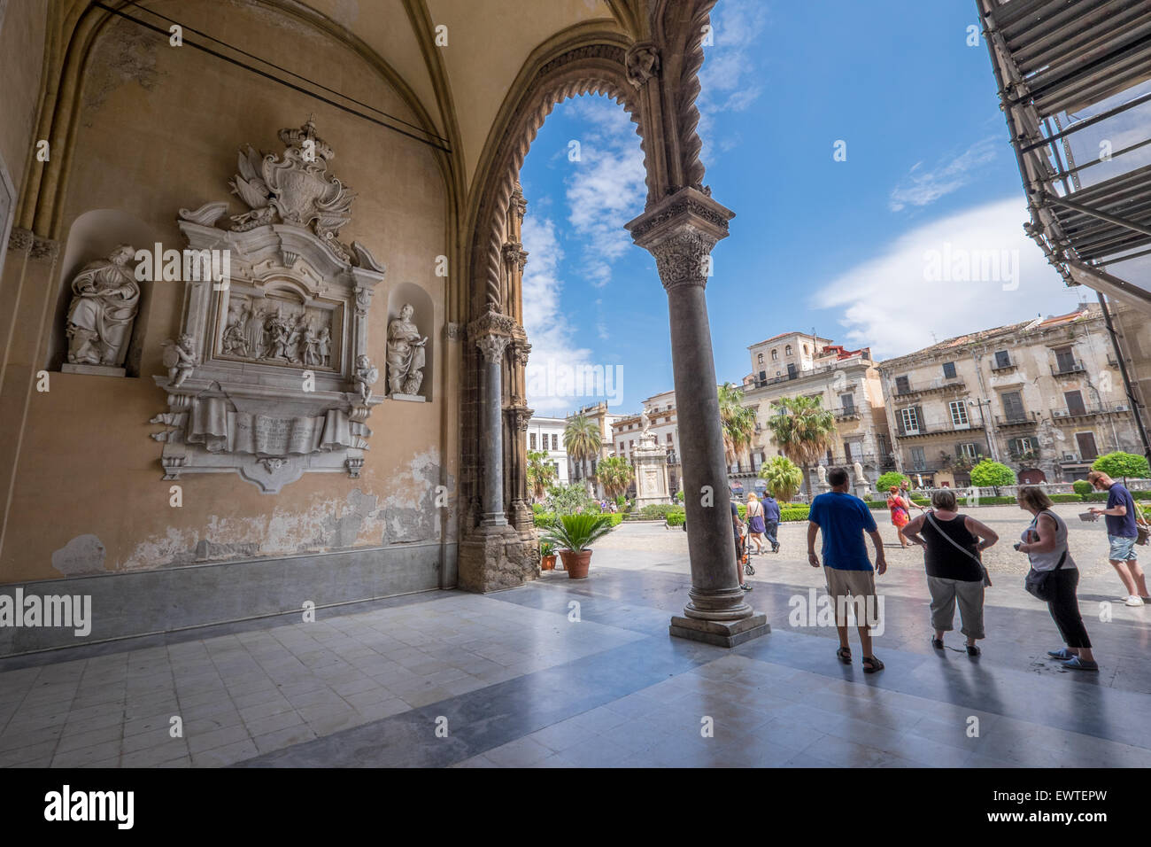 Der Dom in Palermo, Sizilien. Stockfoto