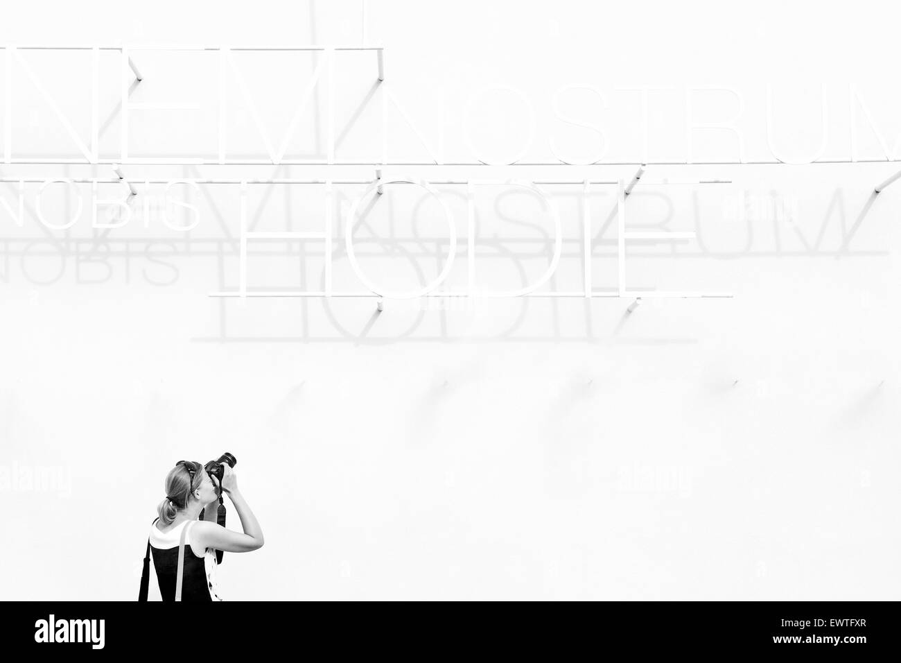 Italien, Mailand, EXPO 2015, Alltag Stockfoto