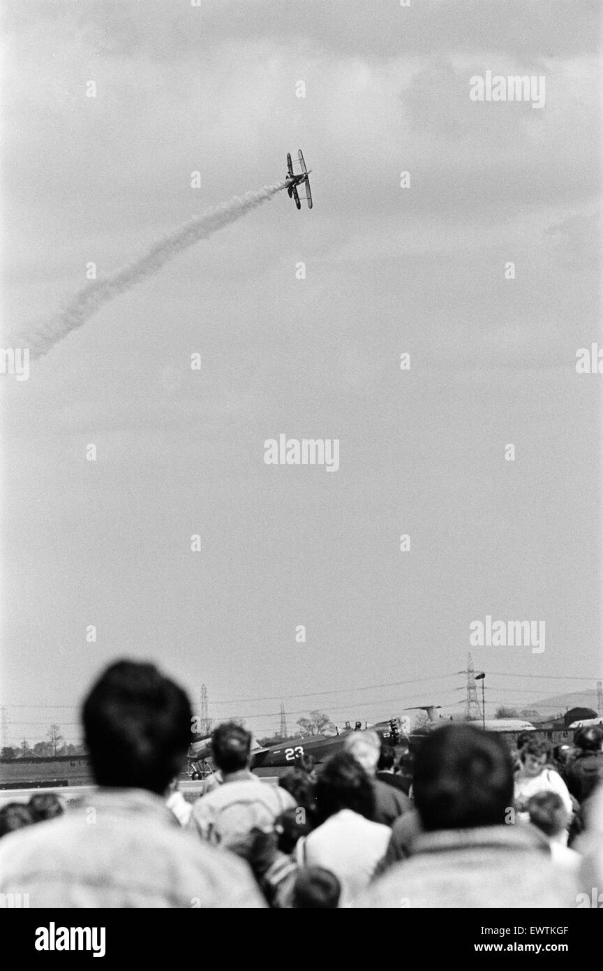 Tees Valley Airshow, Flughafen Durham Tees Valley, Darlington, County Durham, Sonntag, 14. Mai 1989. Stockfoto