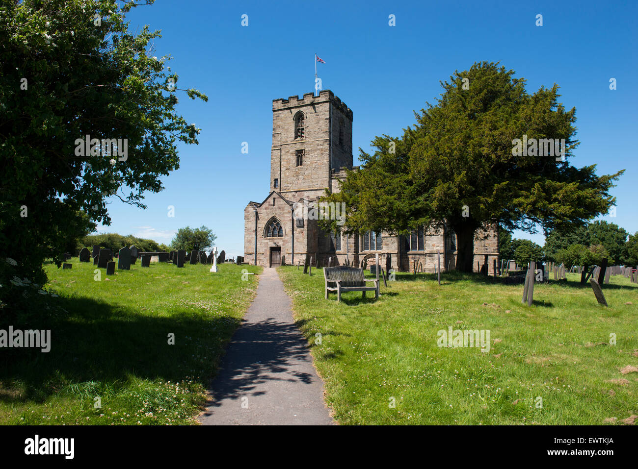 Kloster der Hl. Maria und St. Hardulph in Breedon auf dem Hügel, Leicestershire, England UK Stockfoto