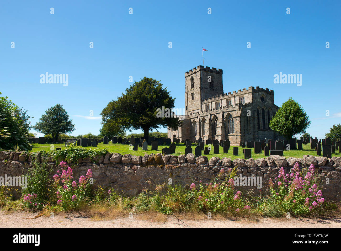 Kloster der Hl. Maria und St. Hardulph in Breedon auf dem Hügel, Leicestershire, England UK Stockfoto