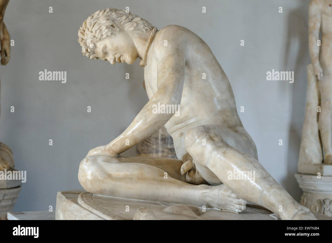 Sterbende Galater Skulptur Kapitolinischen Museen Musei Capitolini Rom Italien Stockfoto