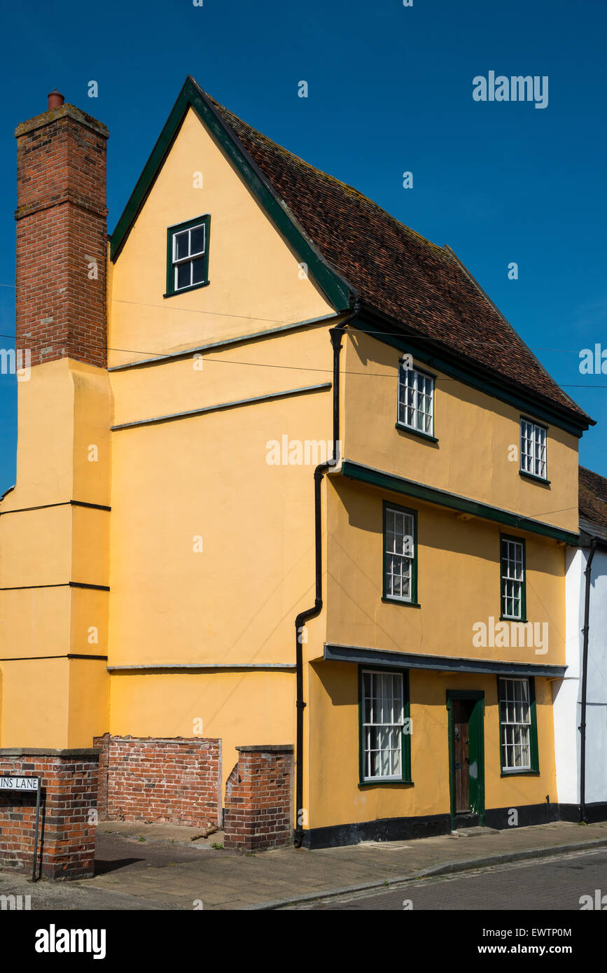 Mittelalterliches Haus am Kings Head Street, Harwich, Essex, England, Vereinigtes Königreich Stockfoto