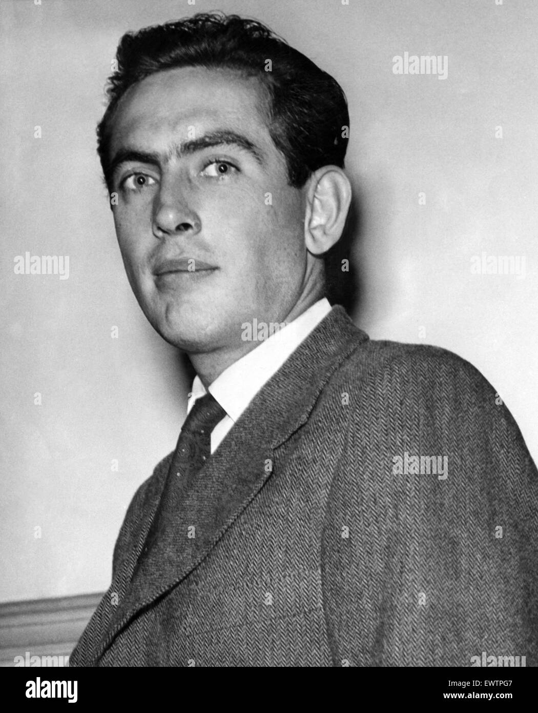 Italienischen MotorsportFahrer Luigi Musso. September 1955