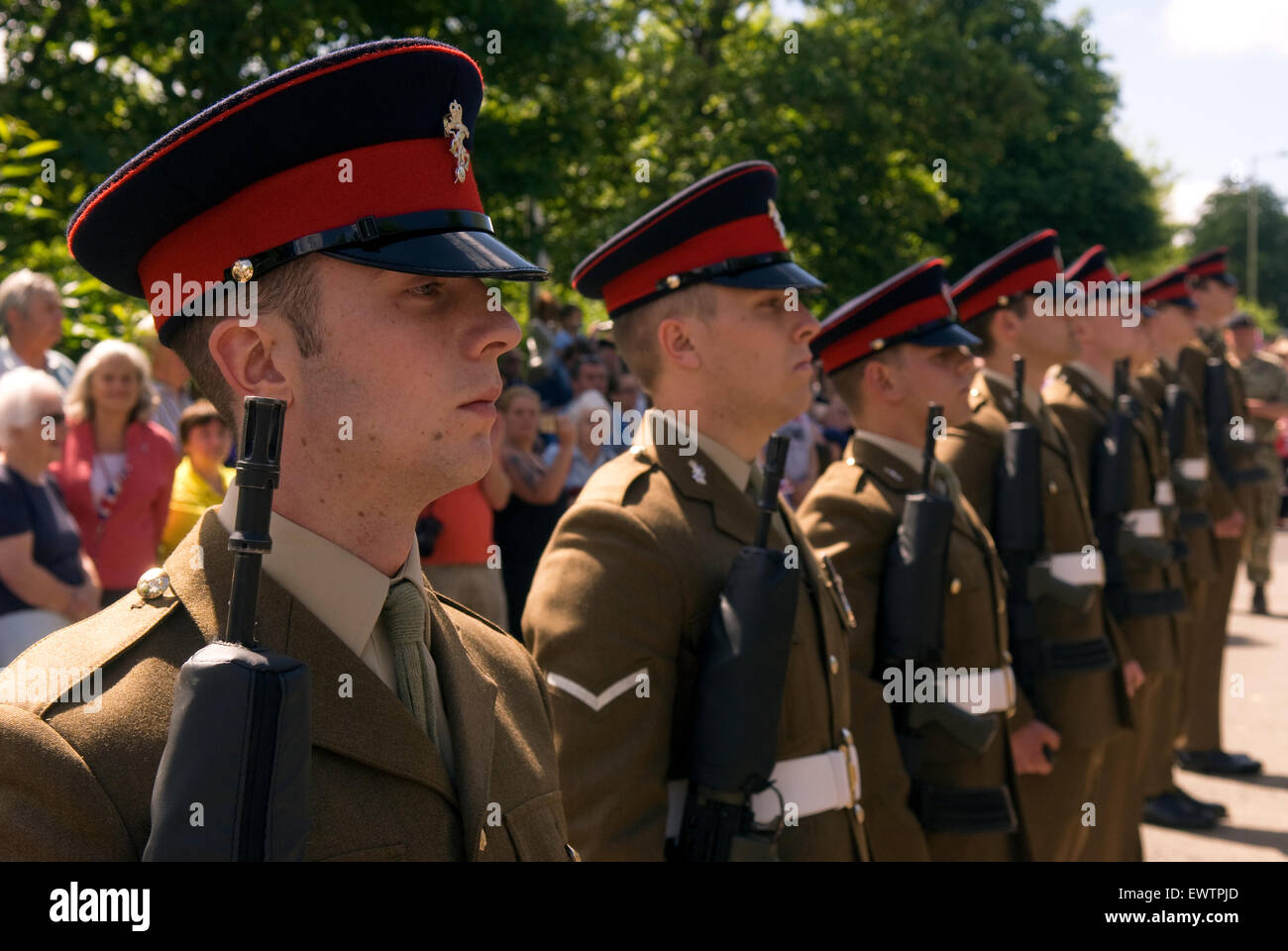 Abschied von der Garnison Festival, Bordon, Hampshire, UK. Samstag, 27. Juni 2015. Stockfoto