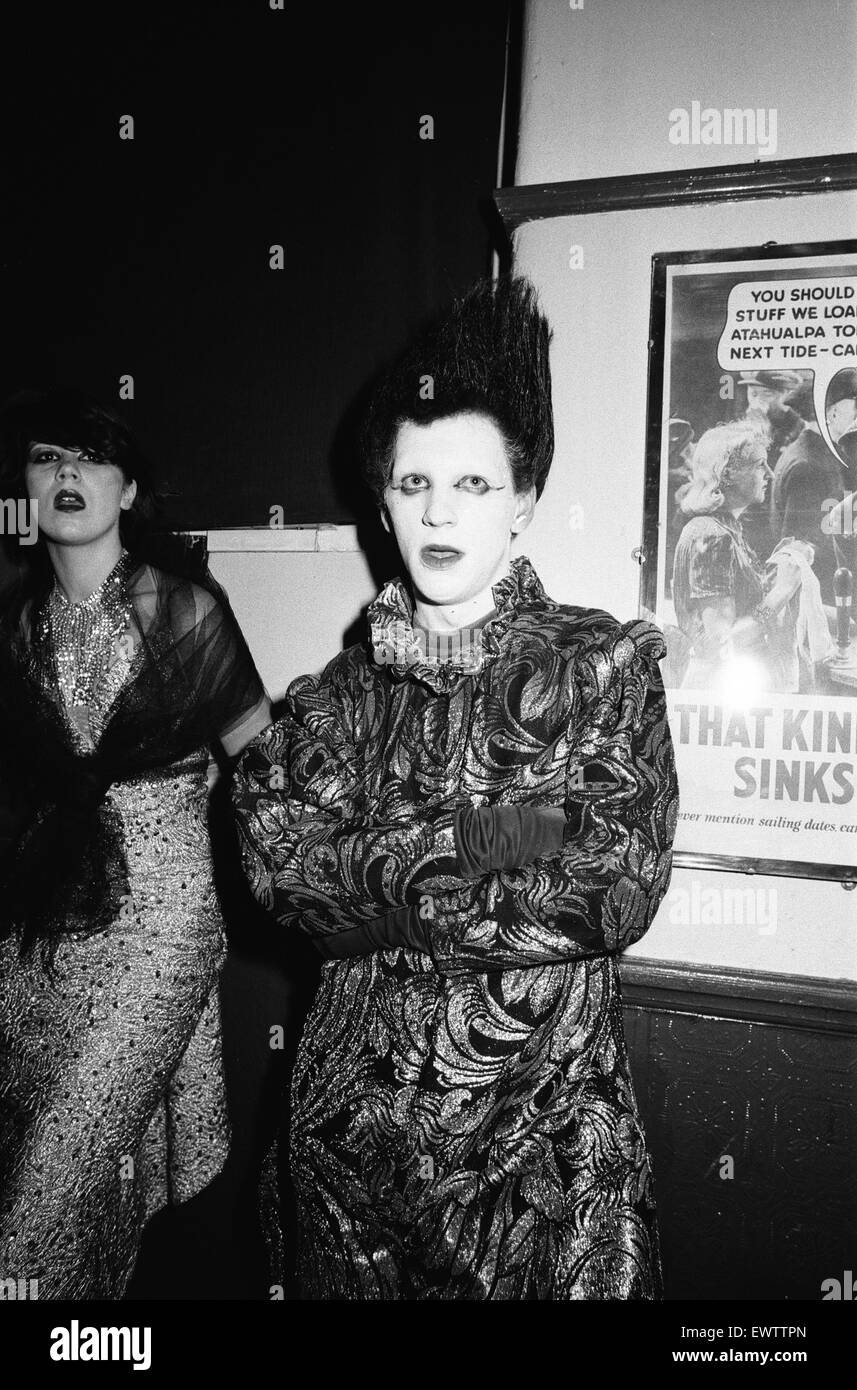 18-j hrige Jayne Sparke und 19-Year-Old Richard Wakefield im Blitz Club in Covent Garden. 13. Februar 1980. Stockfoto