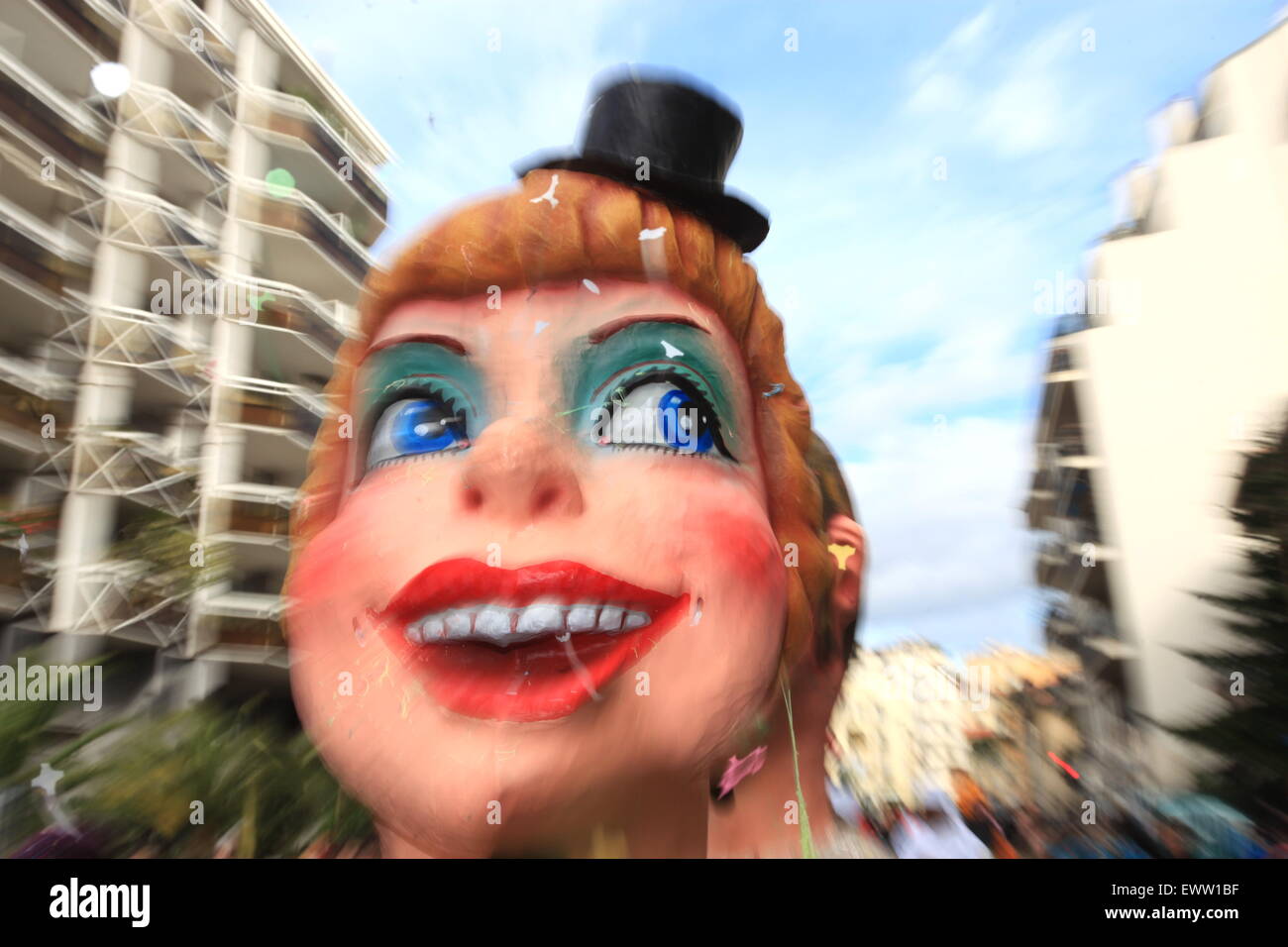 Der Karneval von Nizza Stadt, Côte d ' Azur, Frankreich Stockfoto