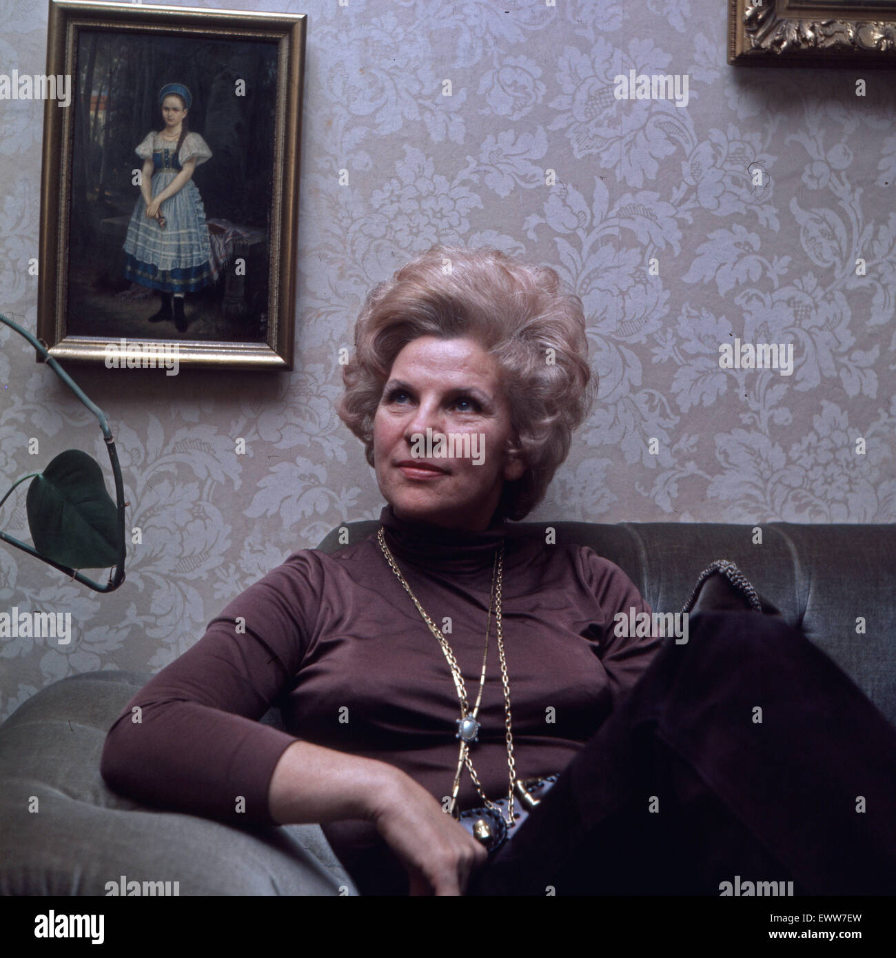 Deutsche Fernsehansagerin und Moderatorin Anneliese Fleyenschmidt