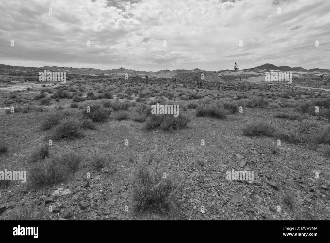 Goldfield, Nevada Goldbergbau Altstadt, wo das Gold in der ersten Hälfte des 20. Jahrhunderts beendet Stockfoto