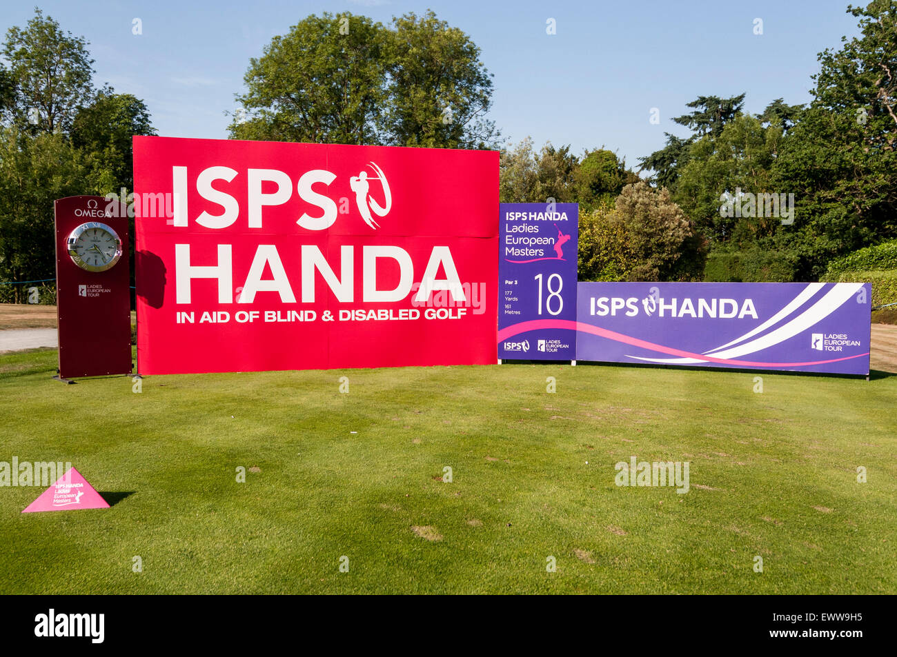 London, UK. 1. Juli 2015. Pro-am Tag des ISPS HANDA Ladies European Masters auf dem Golfplatz in Buckinghamshire.  Die Hauptveranstaltung findet 2 bis 5 Juli. Bildnachweis: Stephen Chung / Alamy Live News Stockfoto