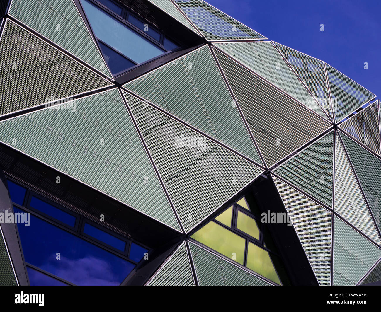 Detail des Carnegie Pavillons an Headingley Carnegie Stadium Headingley Leeds West Yorkshire in England Stockfoto