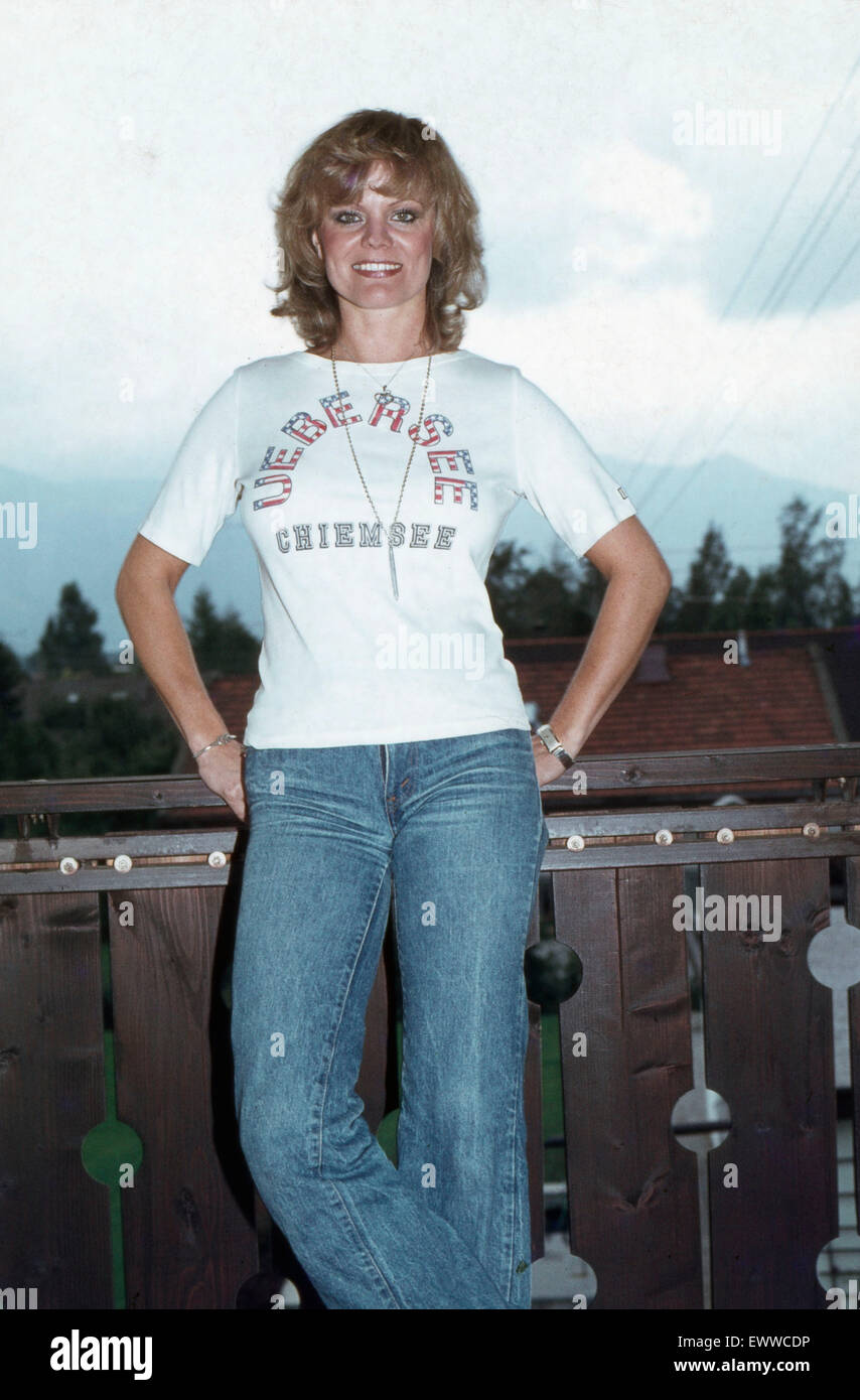 Deutsche Fictitious character Christiane Rücker in Übersee am Chiemsee ...