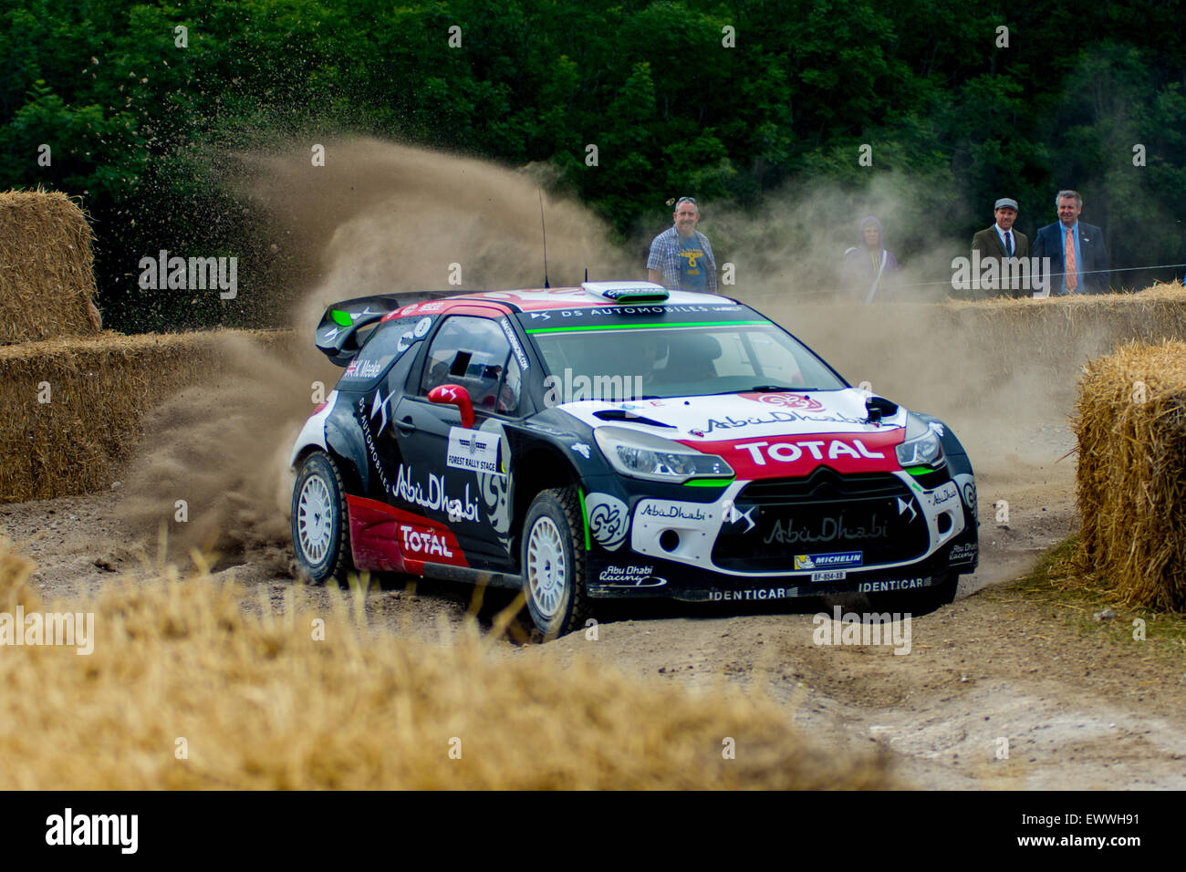 Rallye-Autos auf dem Goodwood Festival of Speed Stockfoto