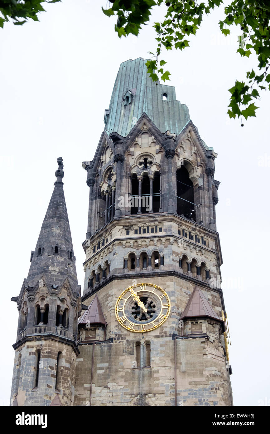 Eine zerstörte Kirche Berlin Deutschland 2. Weltkrieg Stockfoto