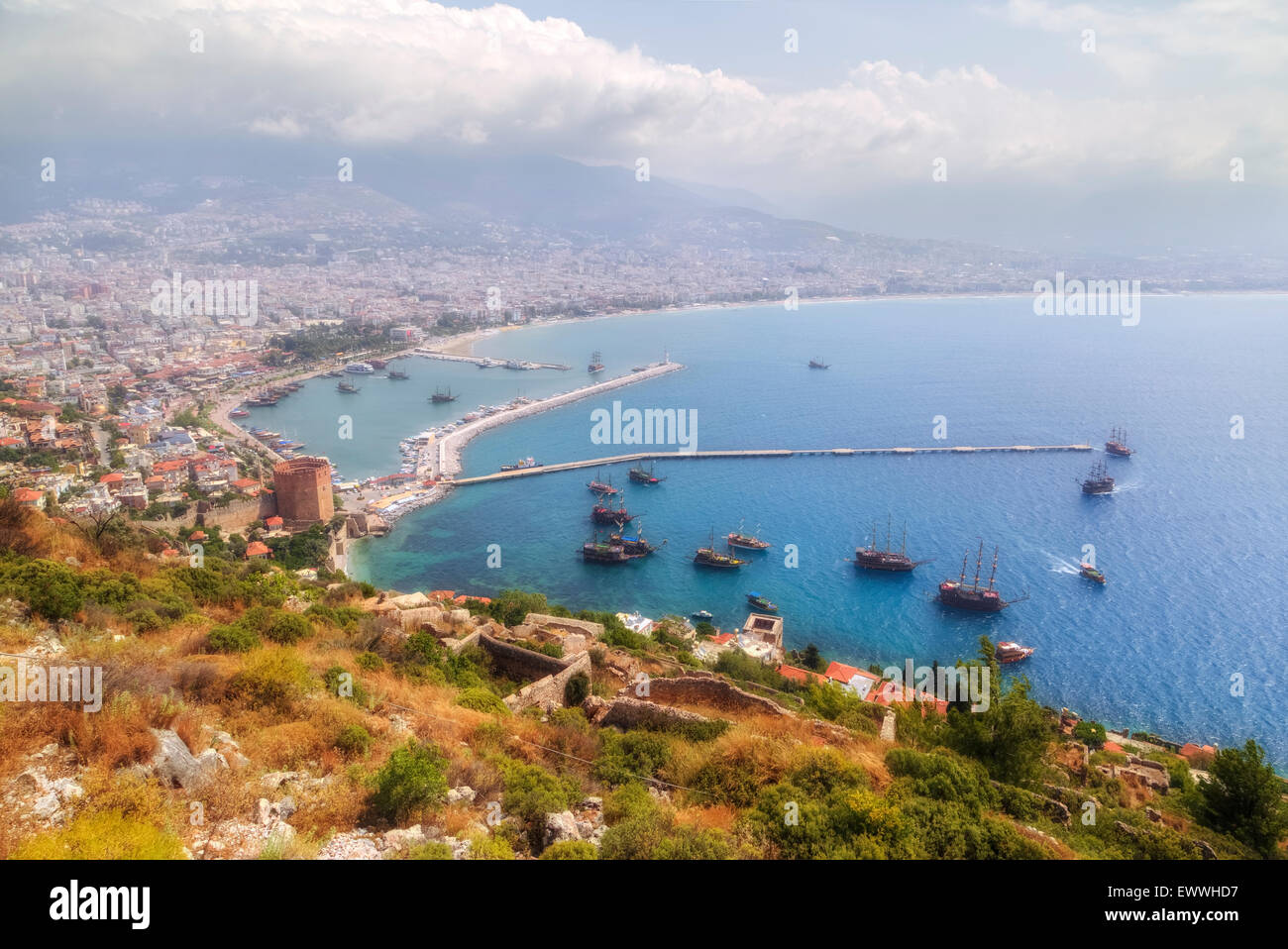 Alanya, Antalya, Anatolien, Türkei Stockfoto