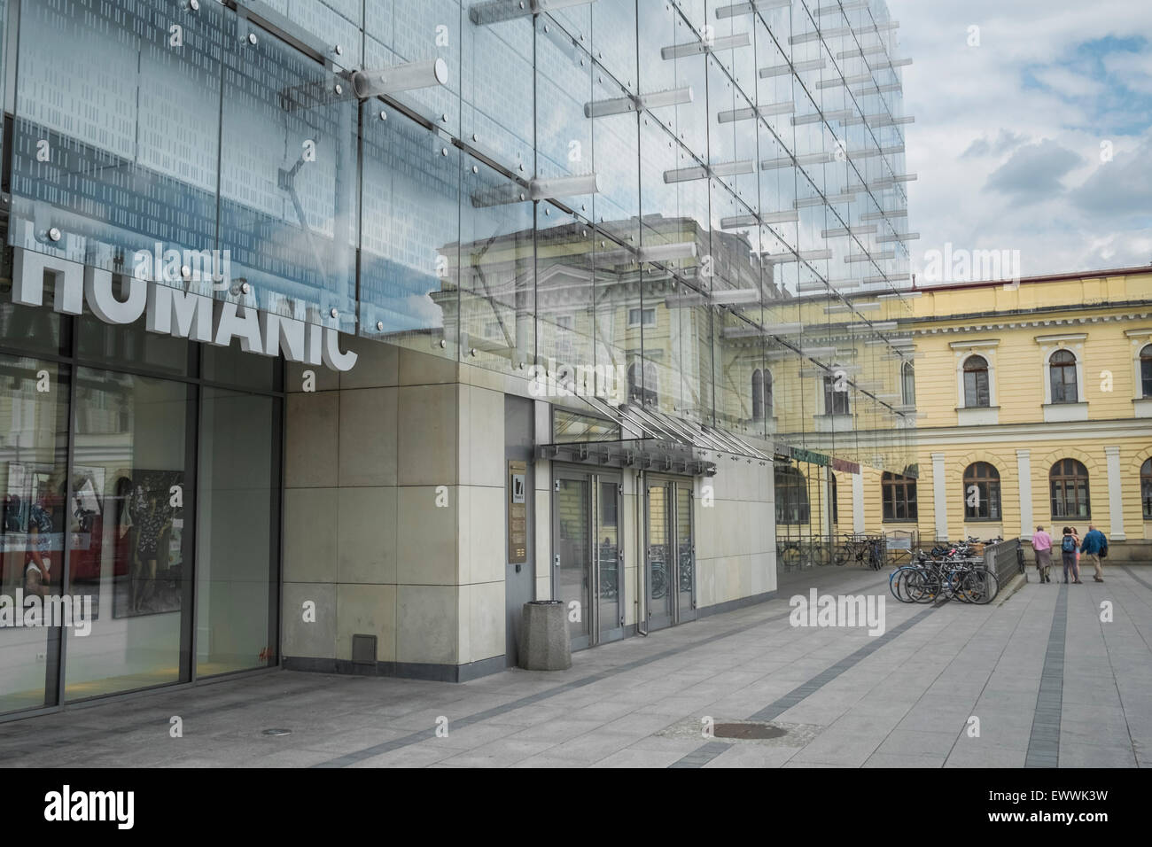 Außenseite des Einkaufszentrum Galeria, Krakau, Polen Stockfoto