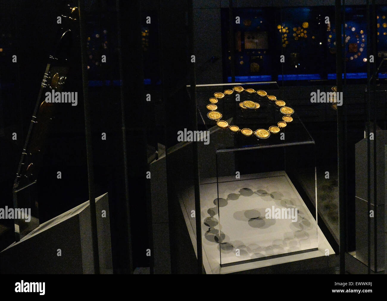 Washington, DC, USA. 1. Juli 2015. Einige neue Ausstellungen werden bei der Eröffnung des National Museum of American History Innovation Flügel in Washington, D.C., Hauptstadt der Vereinigten Staaten, 1. Juli 2015 vorgestellt. © Bao Dandan/Xinhua/Alamy Live-Nachrichten Stockfoto