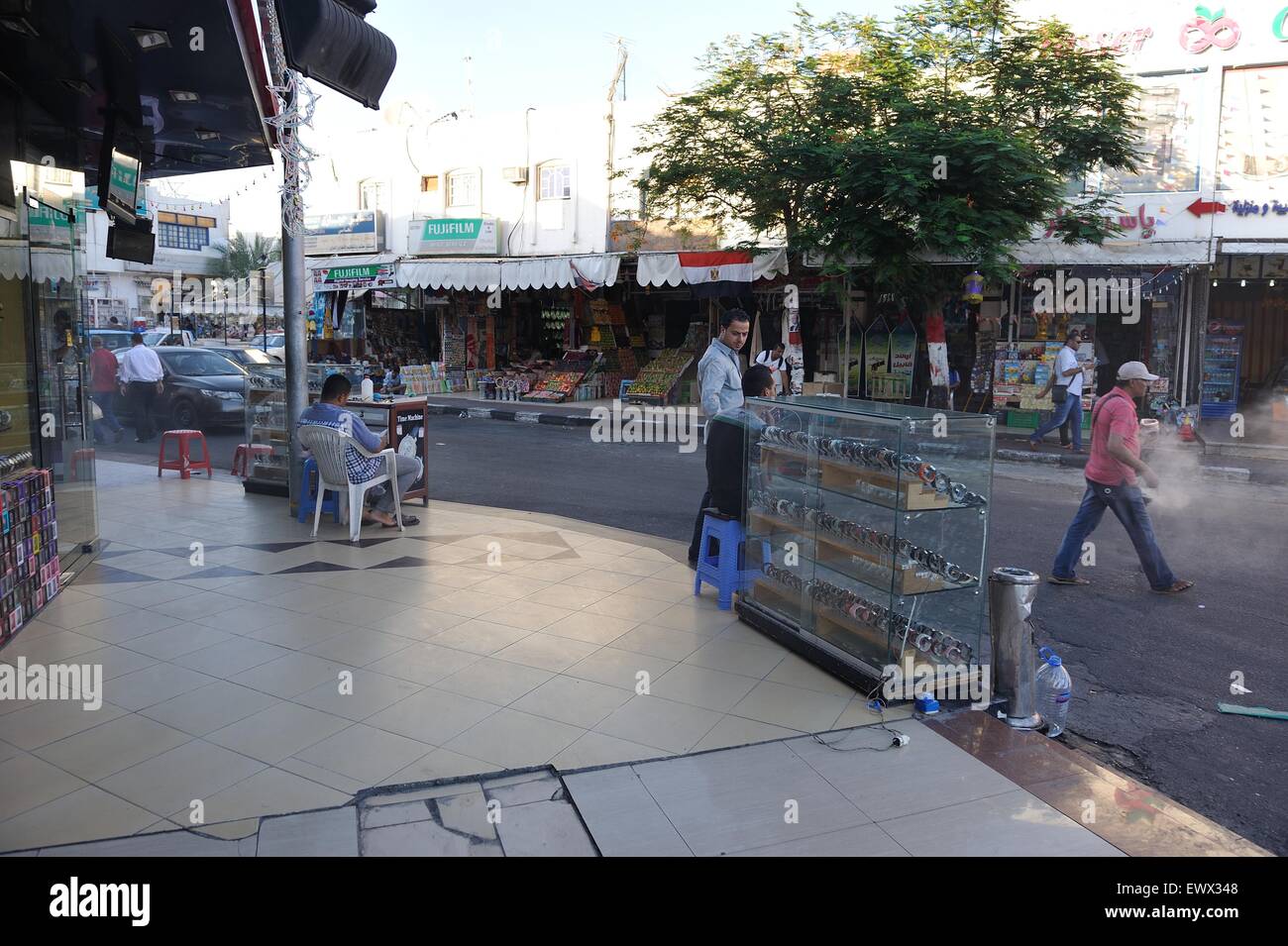 Altmarkt. Sham-El-Sheikh. South Sinay.1-8. Juli 2014 Juli 2014 Stockfoto