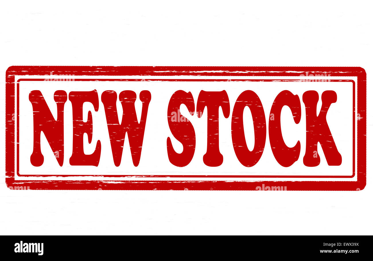 Stempel mit Text neue Lager innen, Abbildung Stockfoto