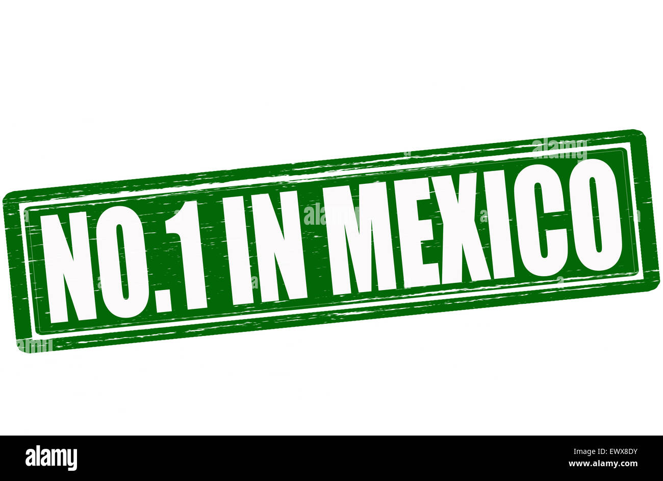 Stempel mit Text niemand in Mexiko Abbildung Stockfoto
