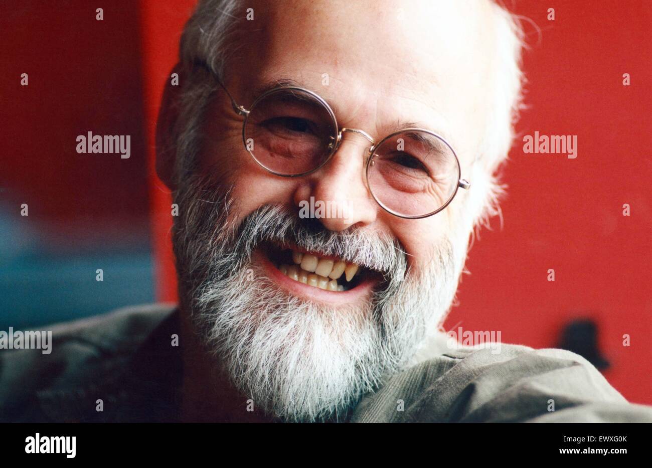 Terry Pratchett, englischer Autor von Fantasy-Romanen. 6. Juni 1996. Stockfoto