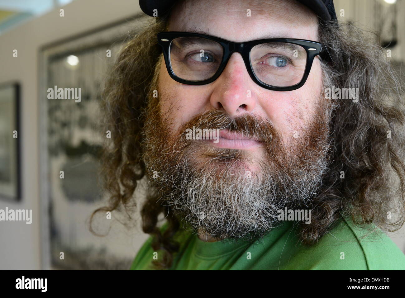 Bildender Künstler Rob Ryan wird in Yorkshire Sculpture Park mit einigen seiner Werke gezeigt. Bild: Scott Bairstow/Alamy Stockfoto