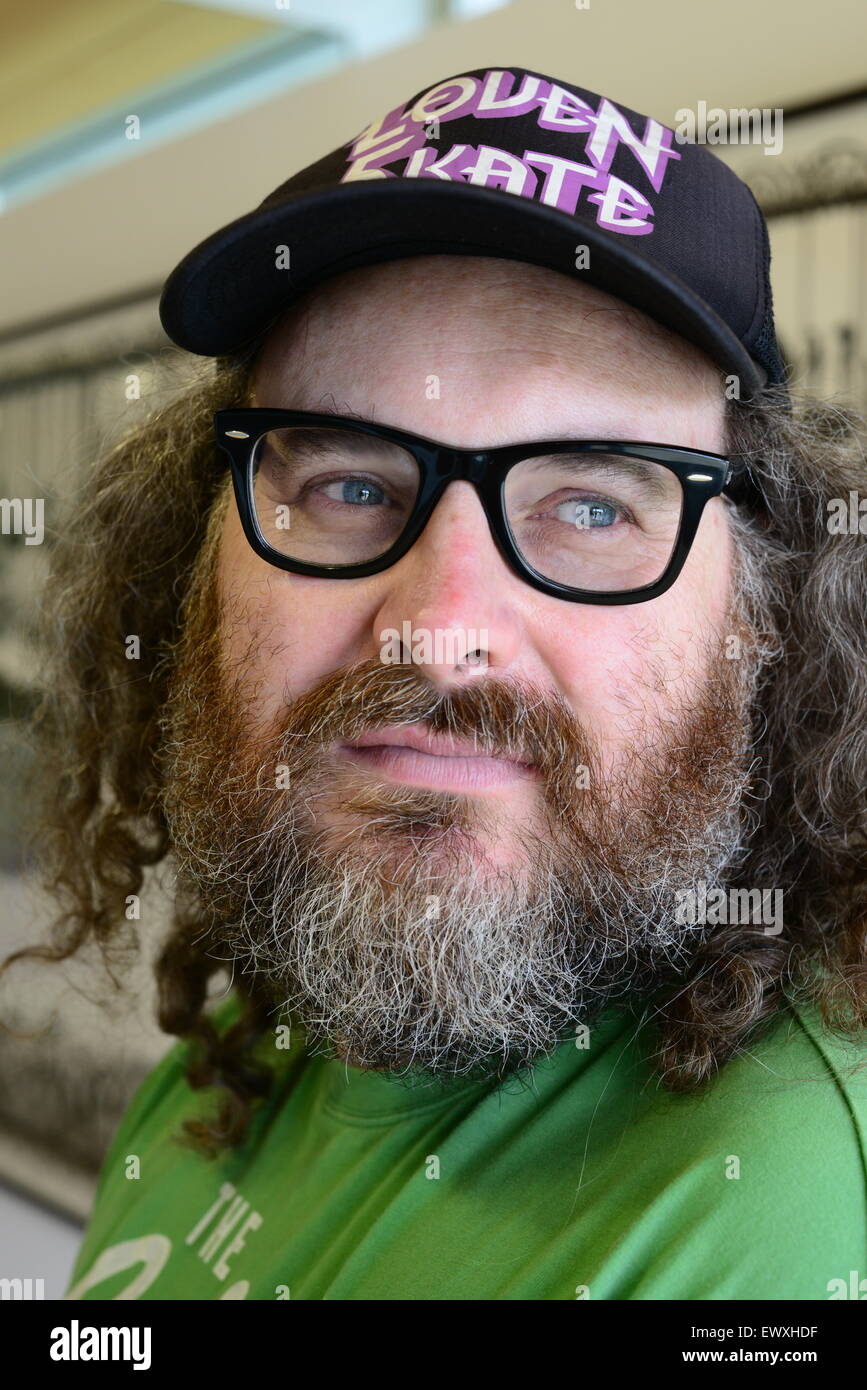 Bildender Künstler Rob Ryan wird in Yorkshire Sculpture Park mit einigen seiner Werke gezeigt. Bild: Scott Bairstow/Alamy Stockfoto