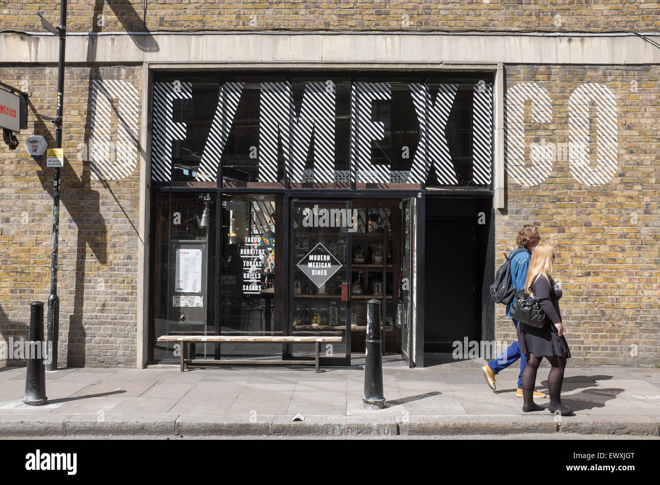 D/F Mexiko - moderne mexikanische Diner London Stockfoto