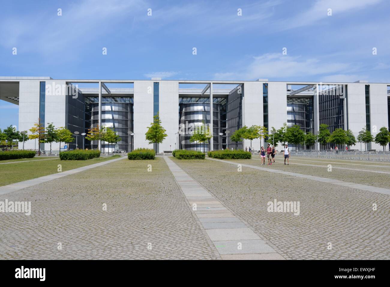 Moderne Regierungsgebäude in Berlin, Deutschland Stockfoto