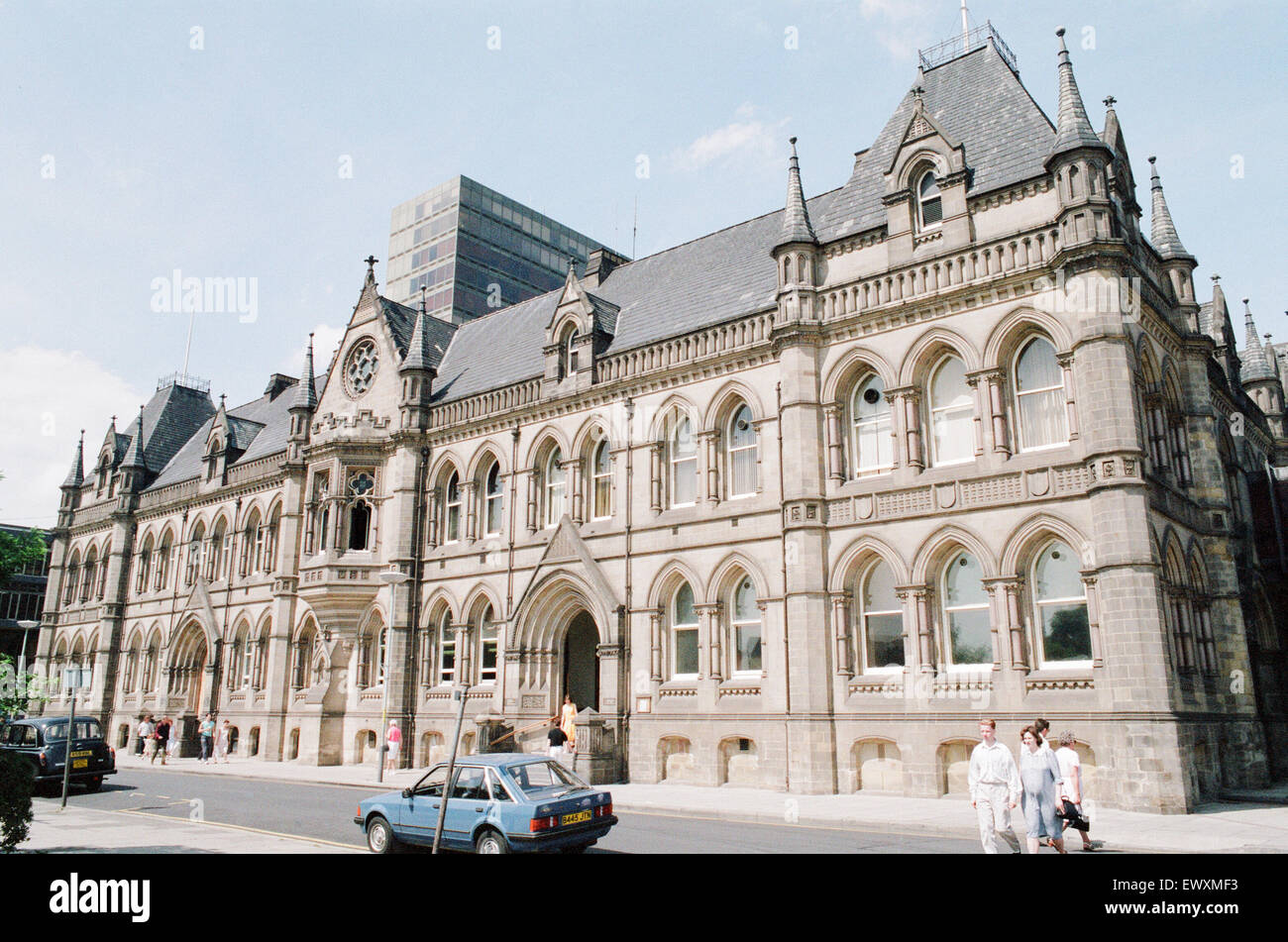 Middlesbrough Town Hall, Albert Road, Middlesbrough 17. Juli 1989. Stockfoto