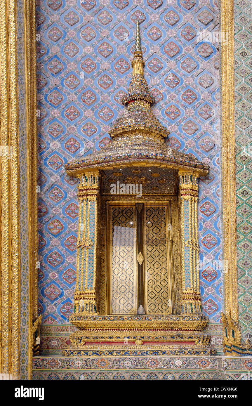 Wat Phra Kaew oder Tempel des Smaragd-Buddha; vollständiger offiziellen Name Wat Phra Si Rattana Satsadaram, Stockfoto