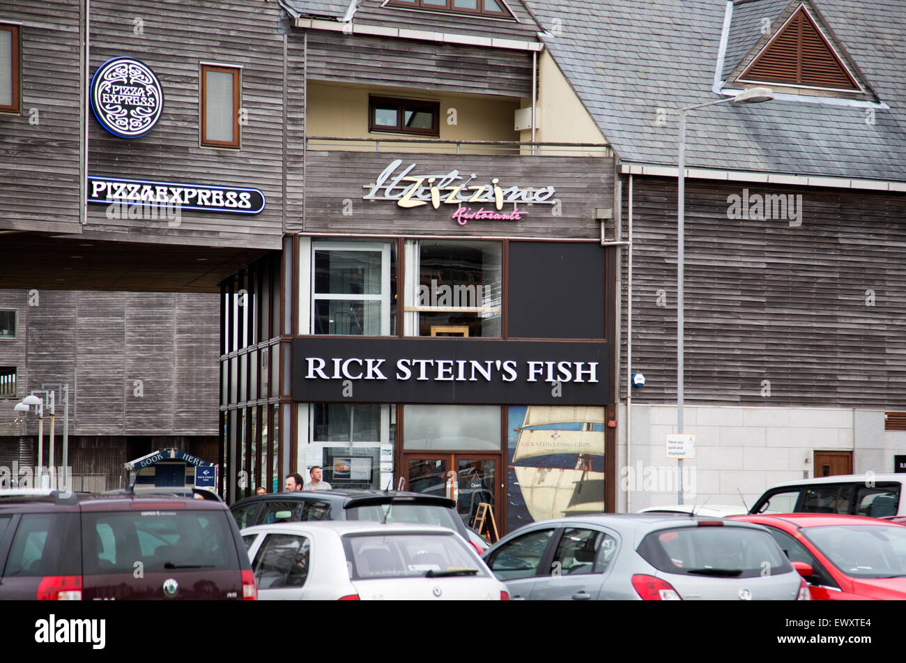 Rick Stein Fischrestaurant, berühmte Fernsehkoch, Falmouth, Cornwall, England, UK Stockfoto