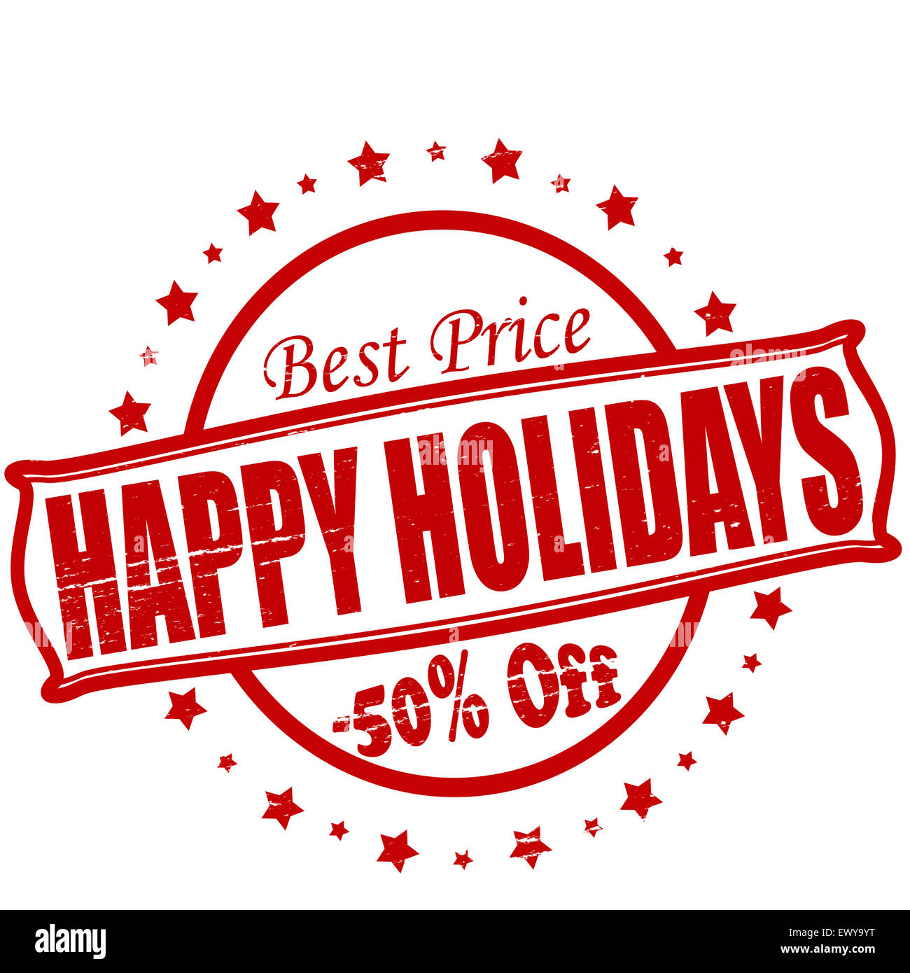 Stempel mit Text schöne Ferien in Abbildung Stockfoto