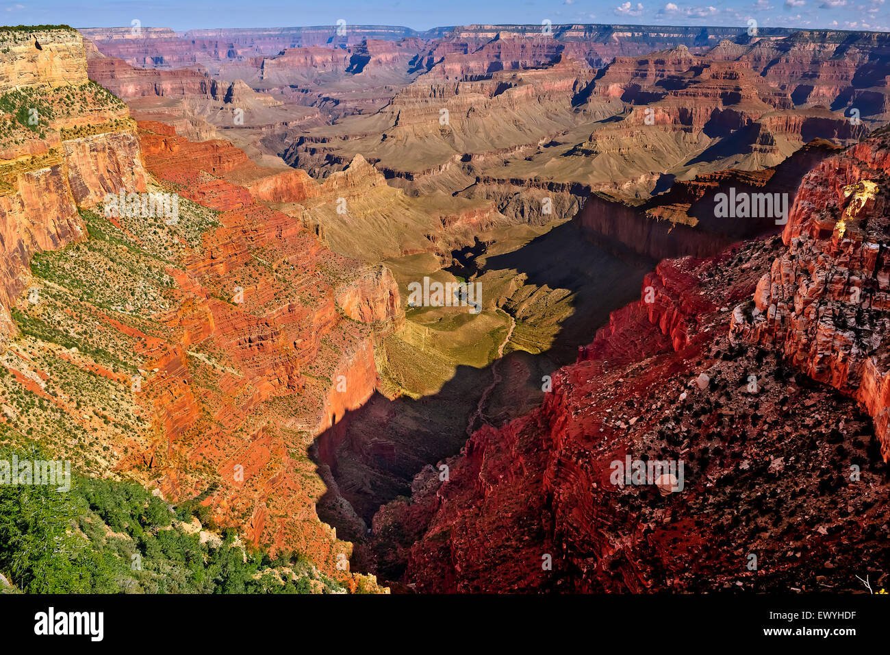 Der Abgrund des Grand Canyon, Arizona, USA Stockfoto
