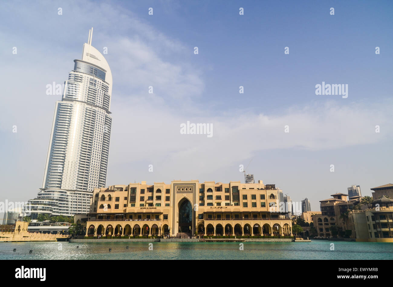 Die Address Downtown Dubai Stockfoto