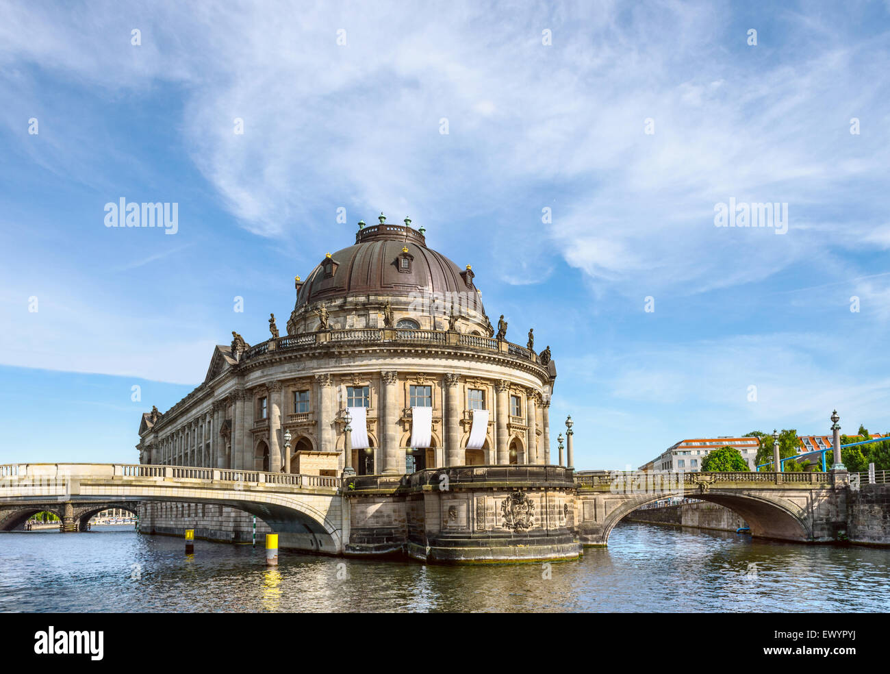 Museum in Berlin, Deutschland Bode, an einem hellen Tag Stockfoto