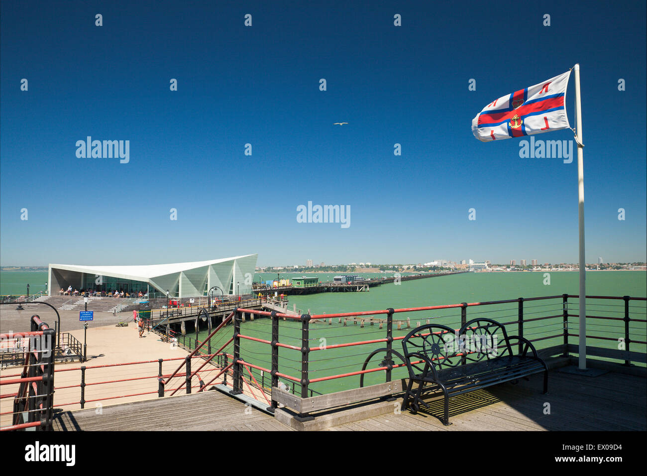 Southend Pier, Southend on Sea. Stockfoto