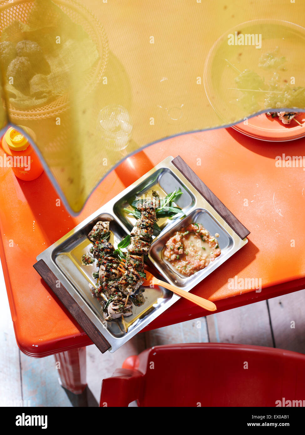 Caipirinha Hühnchen Stockfoto